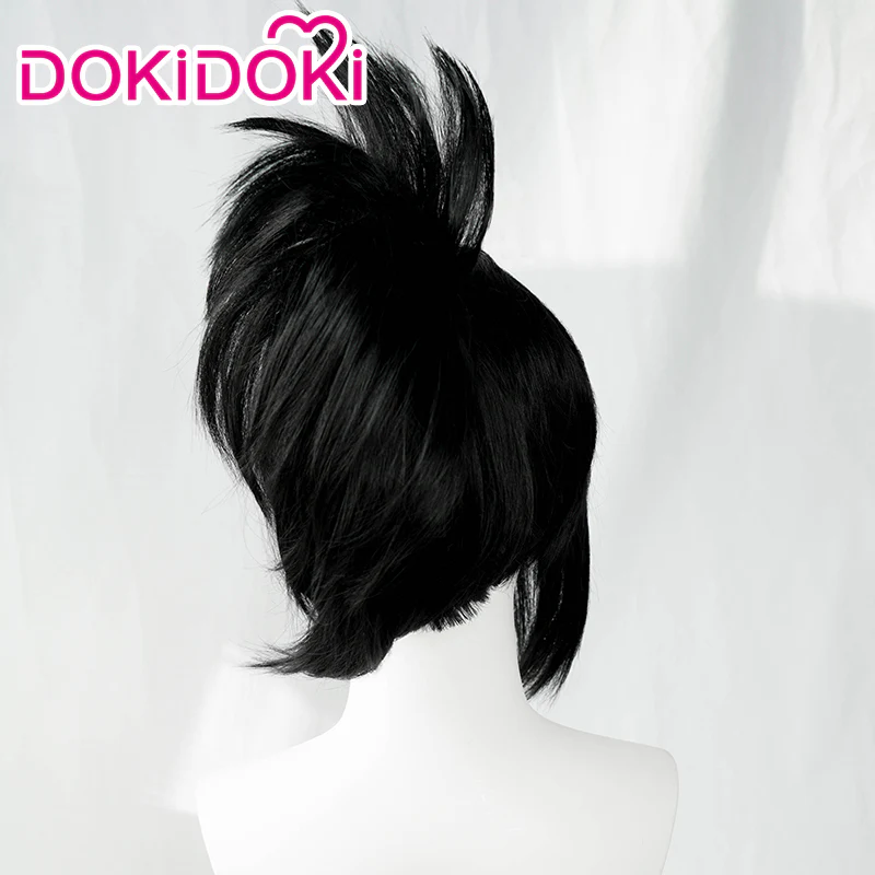 【In Stock】DokiDoki Anime Cosplay Wig Short Black - Image 2
