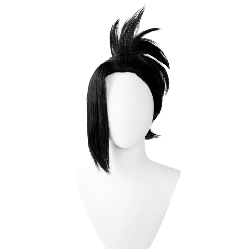 【In Stock】DokiDoki Anime Cosplay Wig Short Black - Image 4