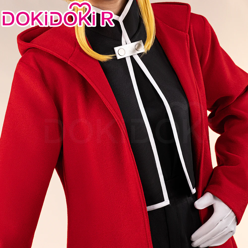 【Size S-2XL】DokiDoki-R Anime FULLMETAL ALCHEMIST Cosplay Edward Elric Costume - Image 4