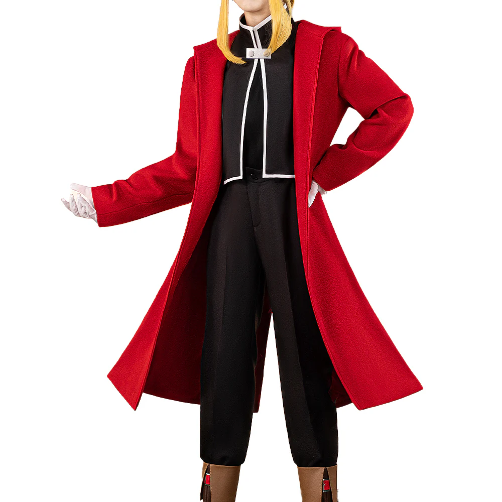 【Size S-2XL】DokiDoki-R Anime FULLMETAL ALCHEMIST Cosplay Edward Elric Costume - Image 5