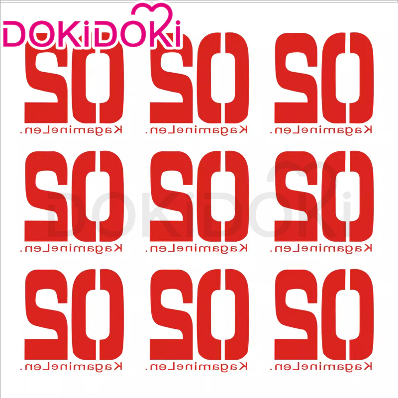 【Partially Ready For Ship】DokiDoki Anime/ Game Cosplay Number Tattoo - Image 3