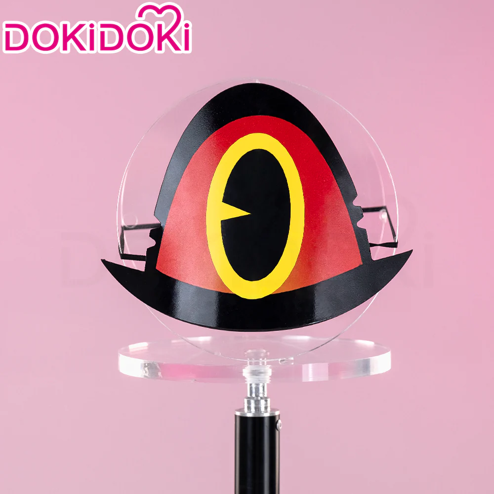 【In Stock】DokiDoki Anime Hell Hotel Cosplay Prop Black Red One-Eyed Mask / Needle - Image 2