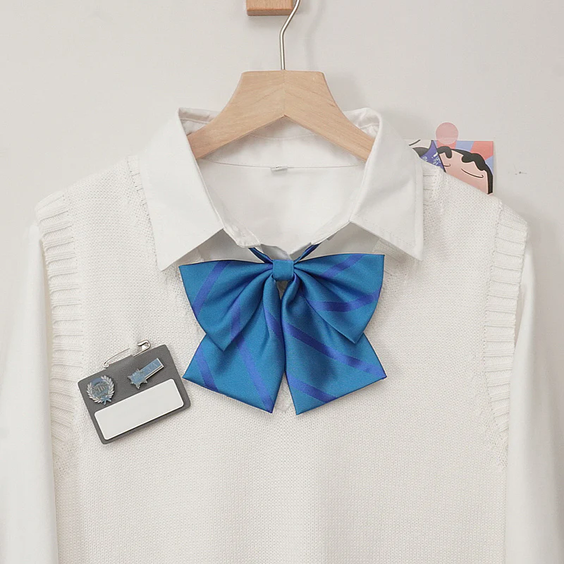 【In Stock】DokiDoki Anime LoveLive! School Idol Project Cosplay Honoka Kousaka / Minami Kotori / Nozomi Toujou /  Hoshizora Rin / Maki Nishikino /  Koizumi Hanayo /  Nico Yazawa /  Ayase Eli / Sonoda Umi Lovelive  Uniform Bow Tie - Image 4