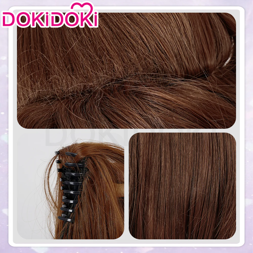 DokiDoki Anime Oshi no Ko Cosplay Arima Kana Sayahime Ver.Wig Long Straight Brown Hair Tokyo Blade - Image 5