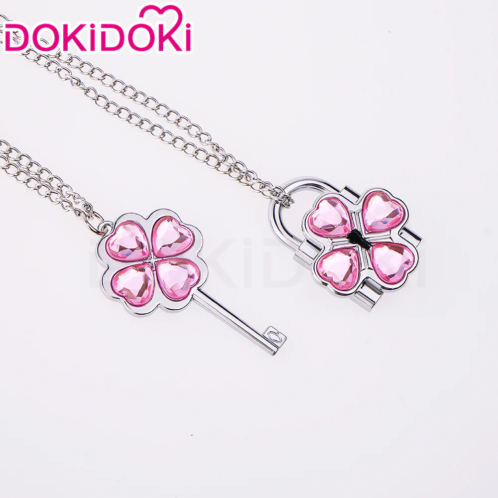 【In Stock】DokiDoki Anime Shugo Chara! Cosplay Humpty Lock Dumpty Key Prop Hinamori Amu Accessory Necklaces - Image 11