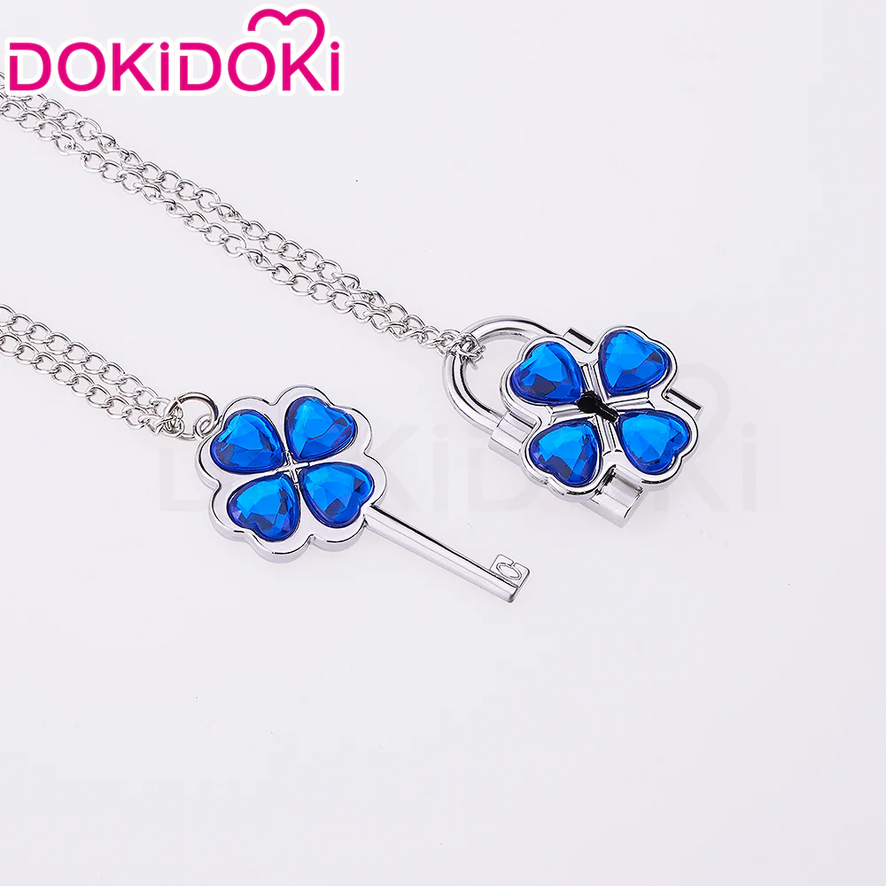 【In Stock】DokiDoki Anime Shugo Chara! Cosplay Humpty Lock Dumpty Key Prop Hinamori Amu Accessory Necklaces - Image 15