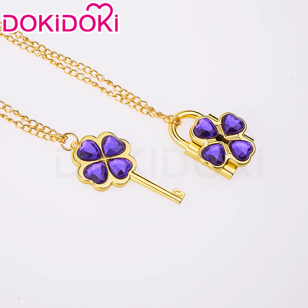 【In Stock】DokiDoki Anime Shugo Chara! Cosplay Humpty Lock Dumpty Key Prop Hinamori Amu Accessory Necklaces - Image 16
