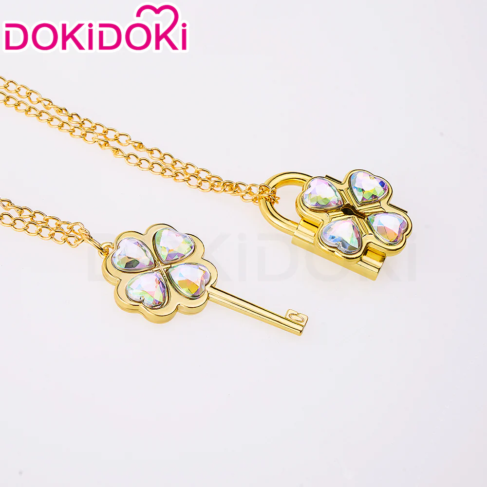 【In Stock】DokiDoki Anime Shugo Chara! Cosplay Humpty Lock Dumpty Key Prop Hinamori Amu Accessory Necklaces - Image 18