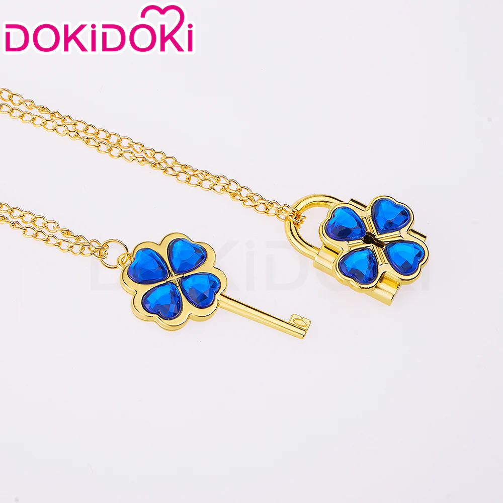 【In Stock】DokiDoki Anime Shugo Chara! Cosplay Humpty Lock Dumpty Key Prop Hinamori Amu Accessory Necklaces - Image 21