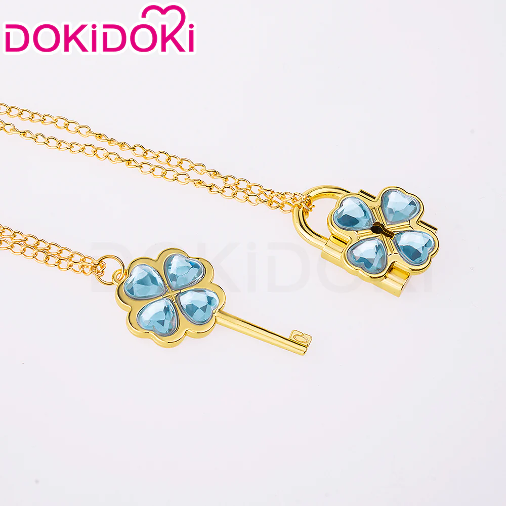 【In Stock】DokiDoki Anime Shugo Chara! Cosplay Humpty Lock Dumpty Key Prop Hinamori Amu Accessory Necklaces - Image 22