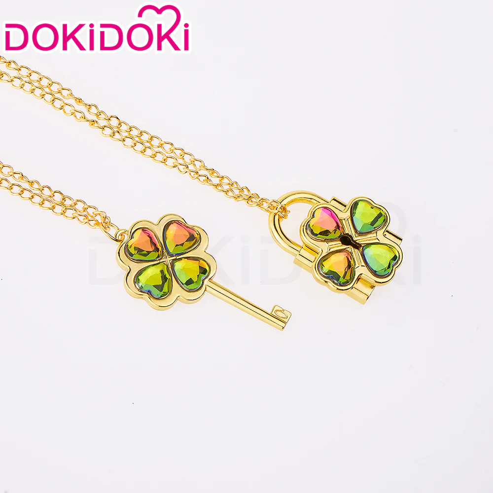 【In Stock】DokiDoki Anime Shugo Chara! Cosplay Humpty Lock Dumpty Key Prop Hinamori Amu Accessory Necklaces - Image 26