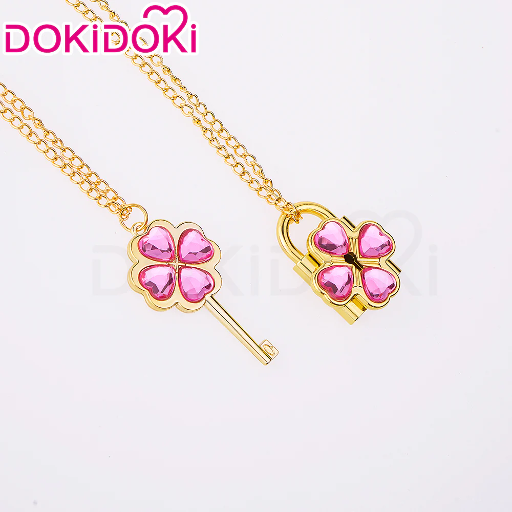 【In Stock】DokiDoki Anime Shugo Chara! Cosplay Humpty Lock Dumpty Key Prop Hinamori Amu Accessory Necklaces - Image 27
