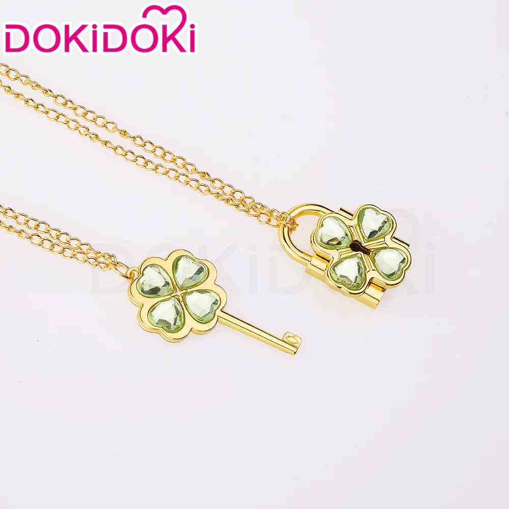 【In Stock】DokiDoki Anime Shugo Chara! Cosplay Humpty Lock Dumpty Key Prop Hinamori Amu Accessory Necklaces - Image 28