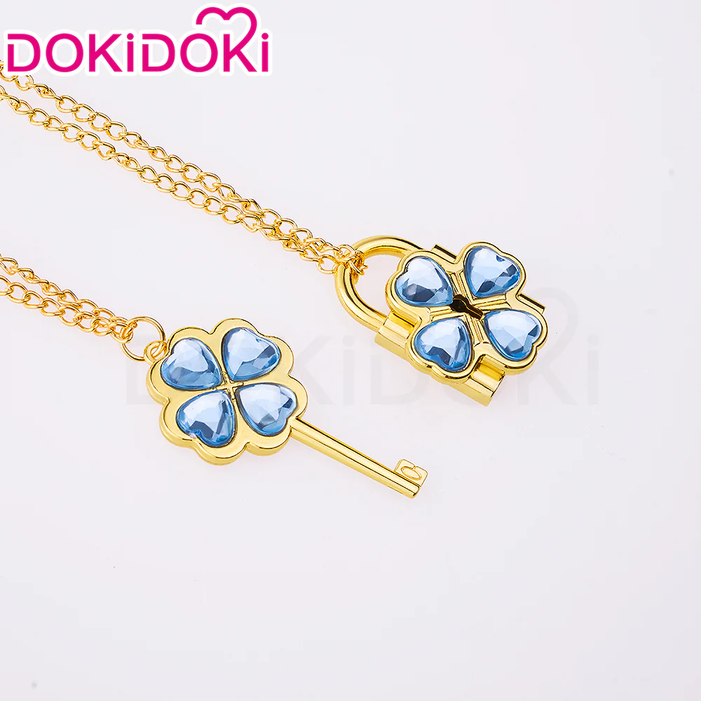 【In Stock】DokiDoki Anime Shugo Chara! Cosplay Humpty Lock Dumpty Key Prop Hinamori Amu Accessory Necklaces - Image 29