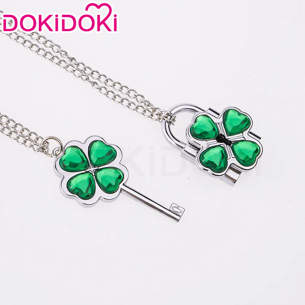【In Stock】DokiDoki Anime Shugo Chara! Cosplay Humpty Lock Dumpty Key Prop Hinamori Amu Accessory Necklaces - Image 5