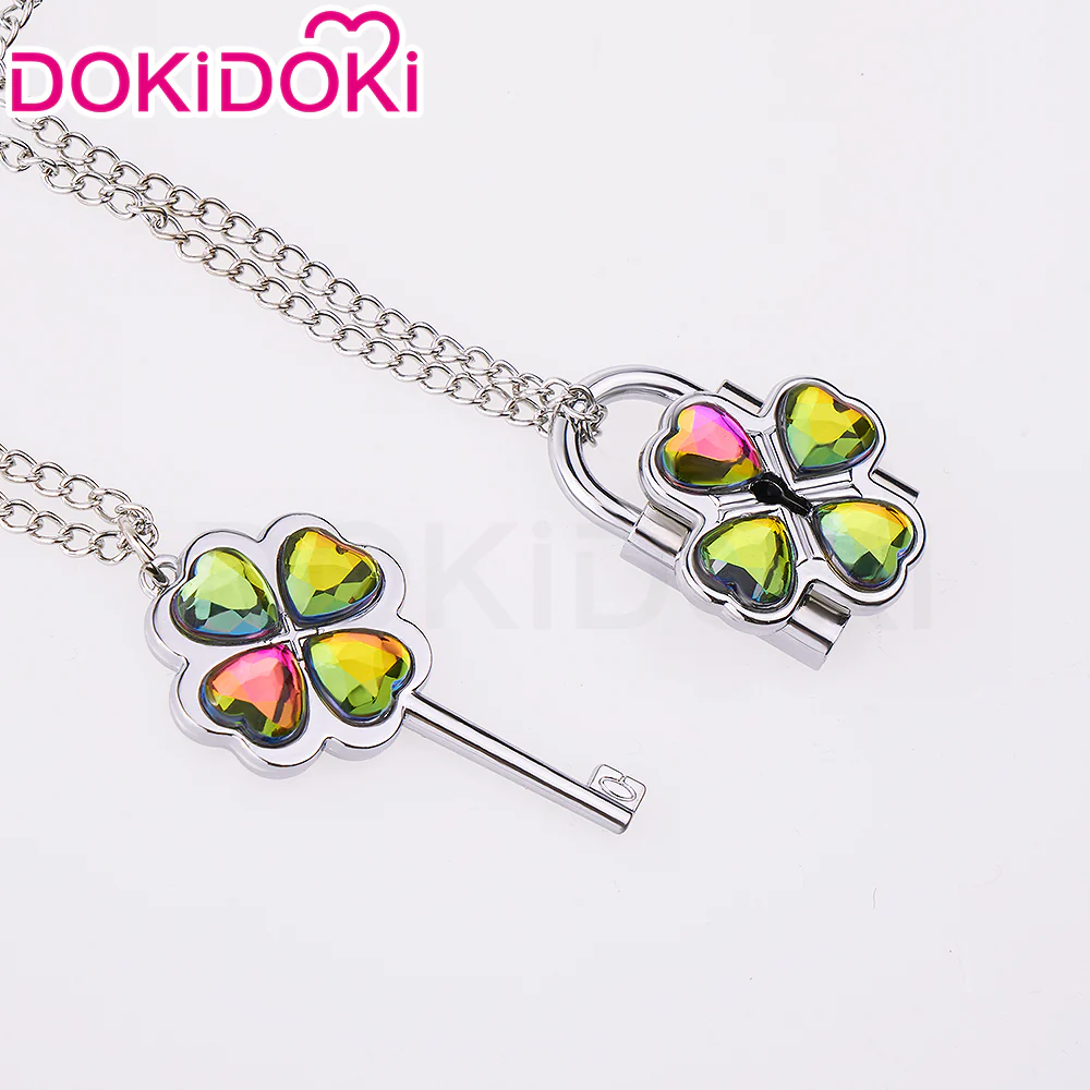 【In Stock】DokiDoki Anime Shugo Chara! Cosplay Humpty Lock Dumpty Key Prop Hinamori Amu Accessory Necklaces - Image 6