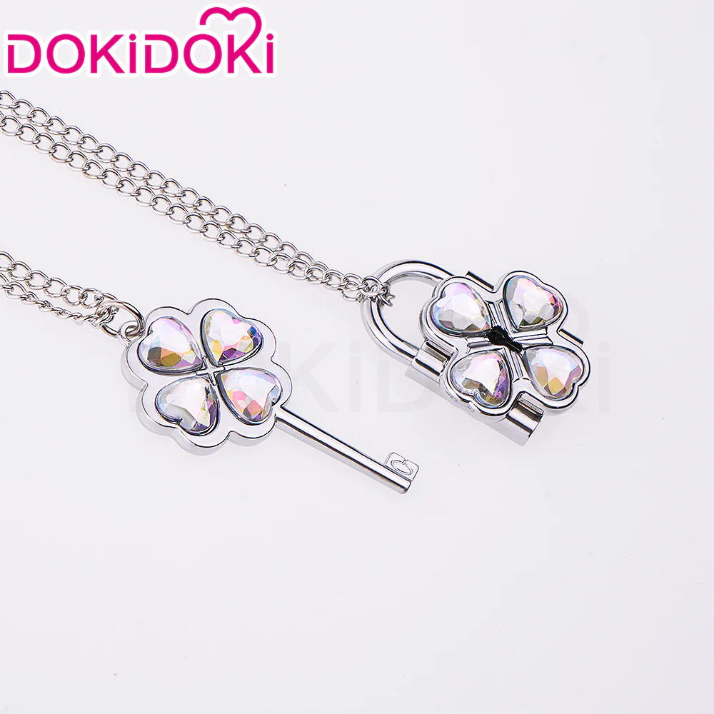 【In Stock】DokiDoki Anime Shugo Chara! Cosplay Humpty Lock Dumpty Key Prop Hinamori Amu Accessory Necklaces - Image 8