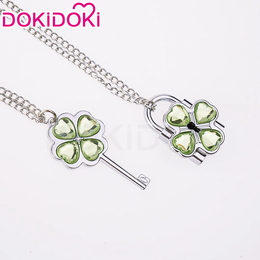 【In Stock】DokiDoki Anime Shugo Chara! Cosplay Humpty Lock Dumpty Key Prop Hinamori Amu Accessory Necklaces - Image 9
