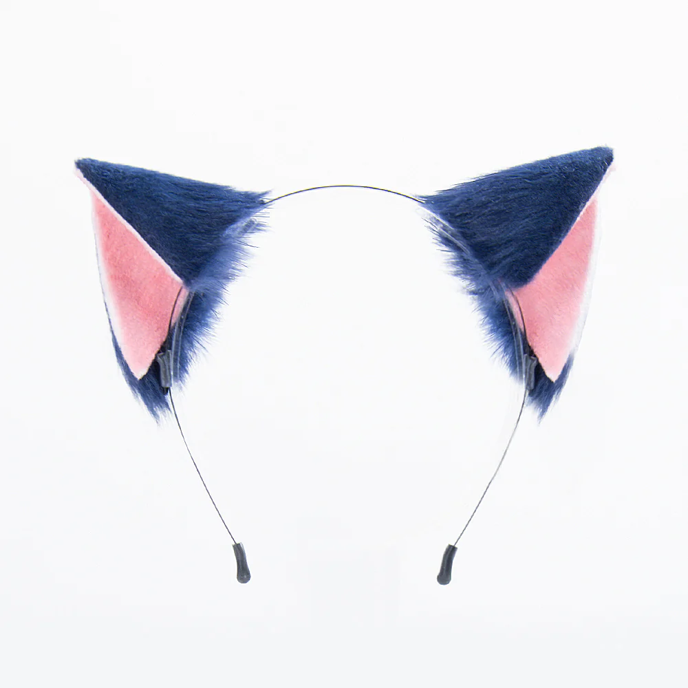 【In Stock】DokiDoki Anime Shugo Chara Cosplay Tsukiyomi Ikuto Prop Ears Tail Blue - Image 2
