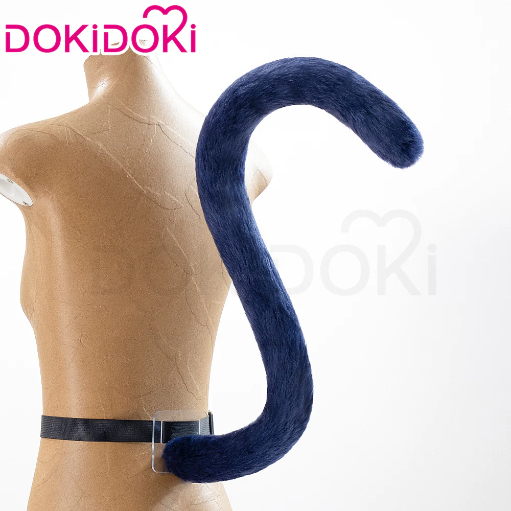 【In Stock】DokiDoki Anime Shugo Chara Cosplay Tsukiyomi Ikuto Prop Ears Tail Blue - Image 3
