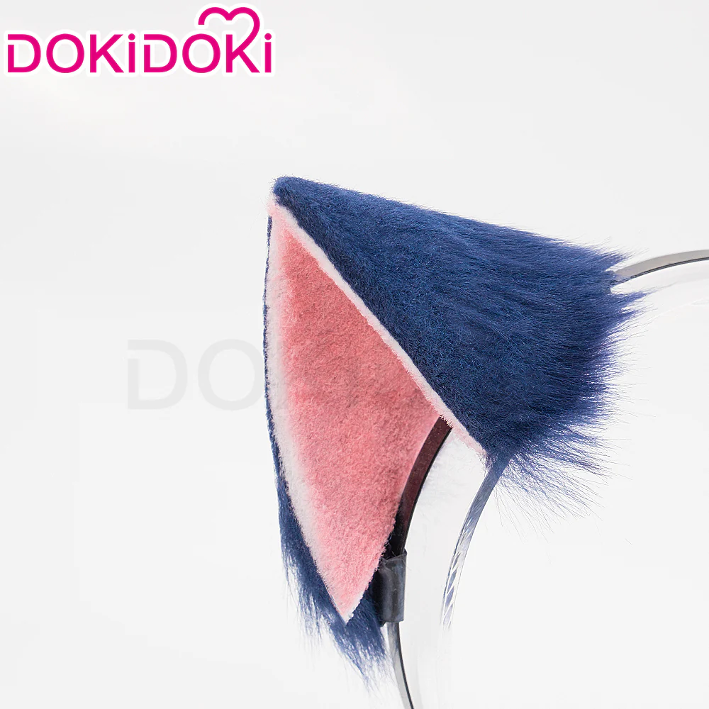 【In Stock】DokiDoki Anime Shugo Chara Cosplay Tsukiyomi Ikuto Prop Ears Tail Blue - Image 4