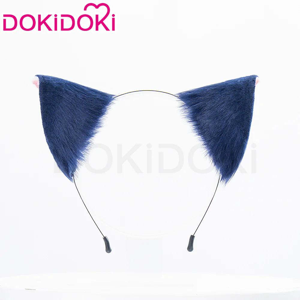 【In Stock】DokiDoki Anime Shugo Chara Cosplay Tsukiyomi Ikuto Prop Ears Tail Blue - Image 5