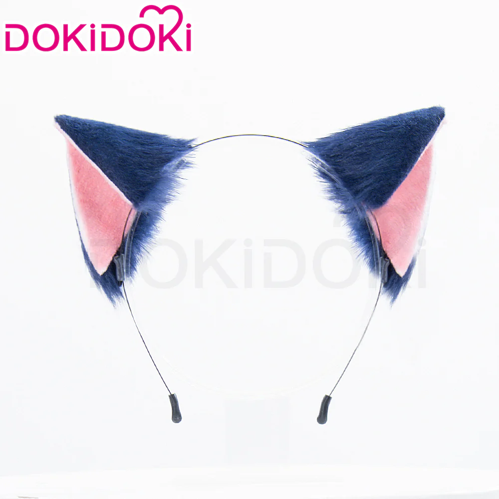 【In Stock】DokiDoki Anime Shugo Chara Cosplay Tsukiyomi Ikuto Prop Ears Tail Blue - Image 6