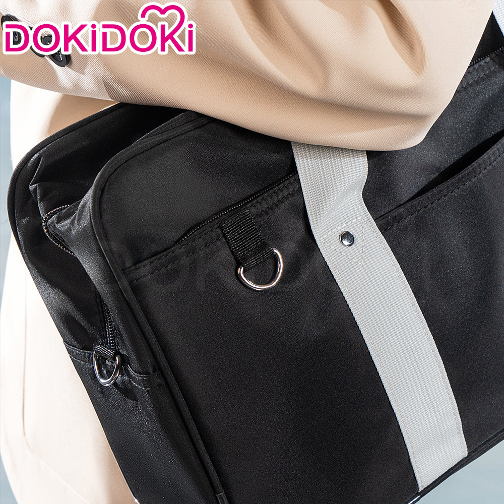 【In Stock】DokiDoki Black Uniform Bag Japanese Style Student School Holdall Hand Bag - Image 4