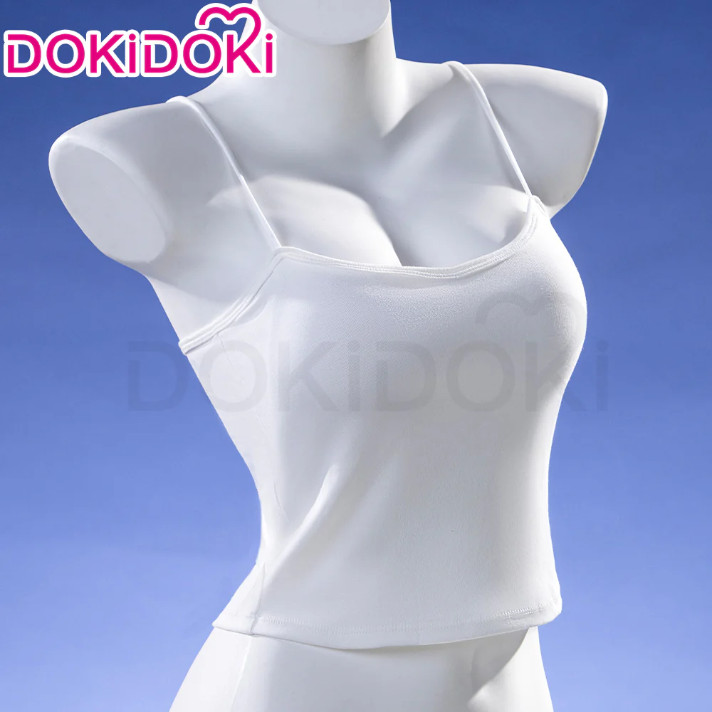 【In Stock】DokiDoki Cosplay Corset Spider Web Vest White / Black Costume Halloween - Image 6