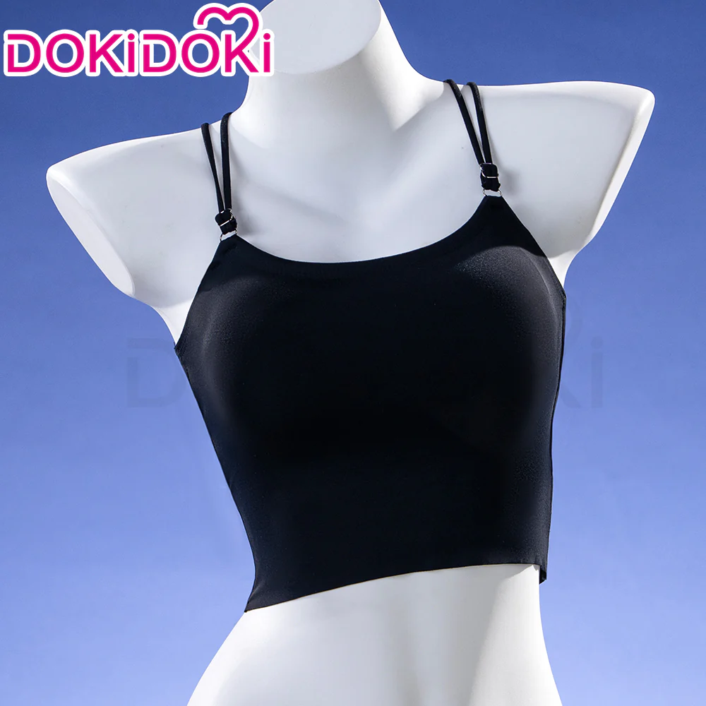 【In Stock】DokiDoki Cosplay Corset Spider Web Vest White / Black Costume Halloween - Image 7
