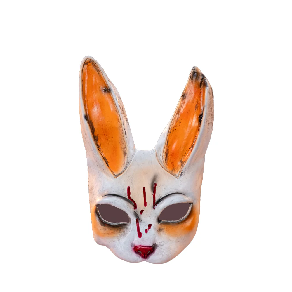 【In Stock】DokiDoki Cosplay The Killer Mask Scary Rabbit Mask Halloween Accessory - Image 4
