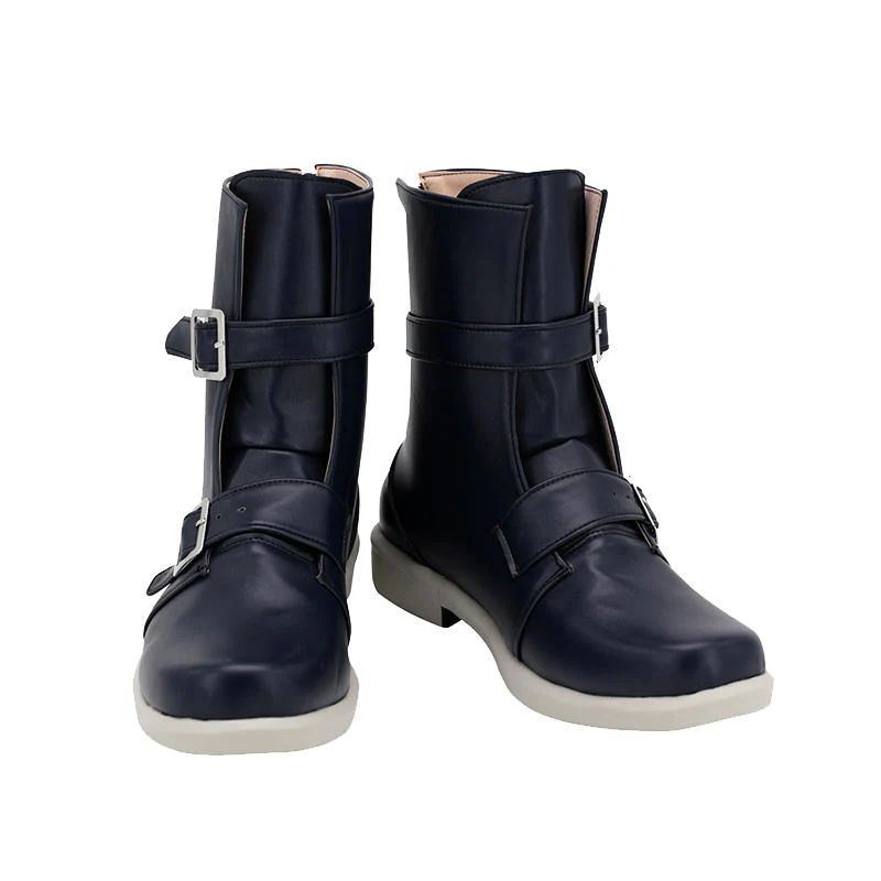 DokiDoki Game Cosplay Shoes Black Boots - Image 2