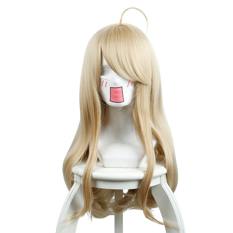 DokiDoki Game Cosplay Wig Long Blonde Hair - Image 3