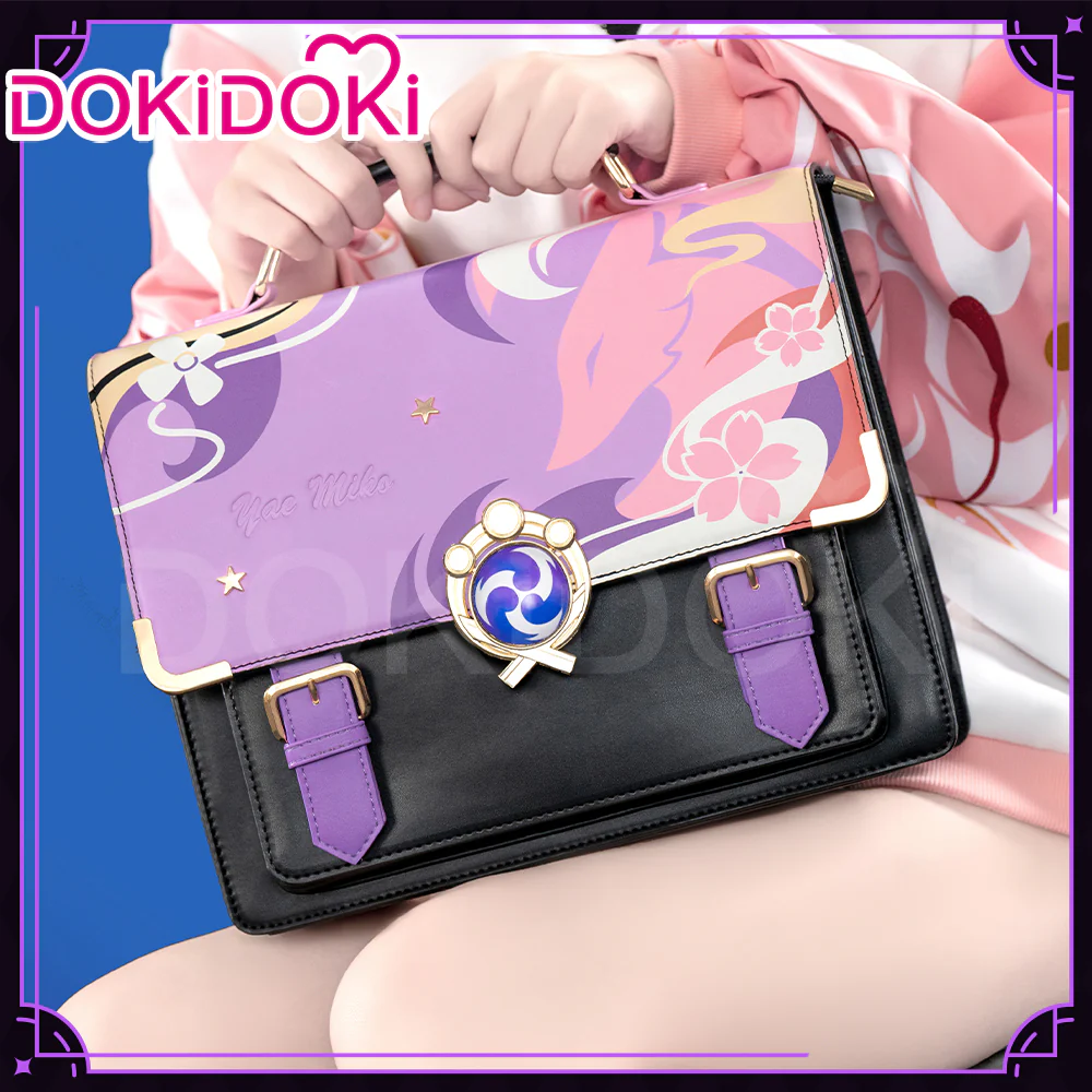 【In Stock】DokiDoki Game Genshin Impact Cosplay Yae Miko Itabag Bag Ita Bag / Badge Holder - Image 3