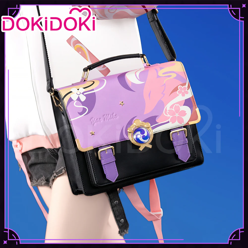 【In Stock】DokiDoki Game Genshin Impact Cosplay Yae Miko Itabag Bag Ita Bag / Badge Holder - Image 4
