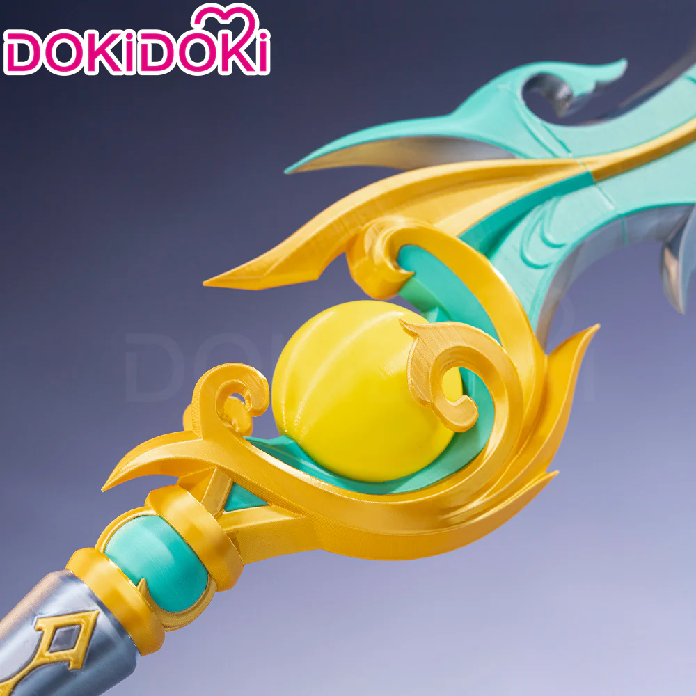 【In Stock】DokiDoki Game Genshin Impact Cosplay Zi Bai Sword Prop White Horse Adeptus Zibai Luna IV - Image 3