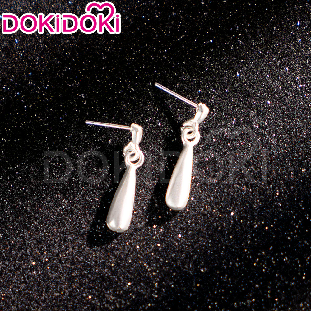【Partially Ready For Ship】DokiDoki Game Love And Deepspace Cosplay Main Character Wig / Earrings /Ear Clips Long Straight Pink/ Dark Green/ Black Hair MC - Image 10