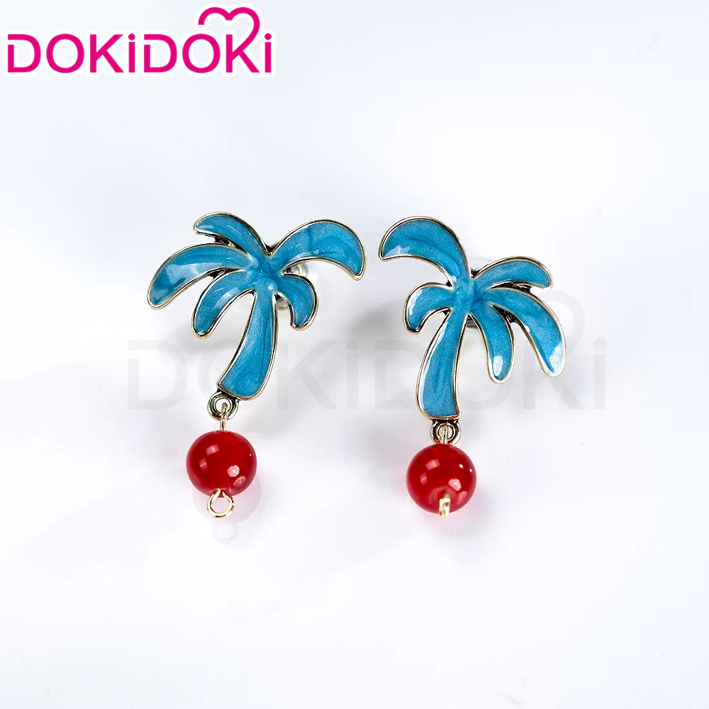 【Partially Ready For Ship】DokiDoki Game Love And Deepspace Cosplay Main Character Wig / Earrings /Ear Clips Long Straight Pink/ Dark Green/ Black Hair MC - Image 12