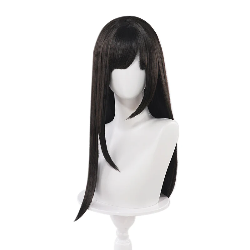 【Partially Ready For Ship】DokiDoki Game Love And Deepspace Cosplay Main Character Wig / Earrings /Ear Clips Long Straight Pink/ Dark Green/ Black Hair MC - Image 9