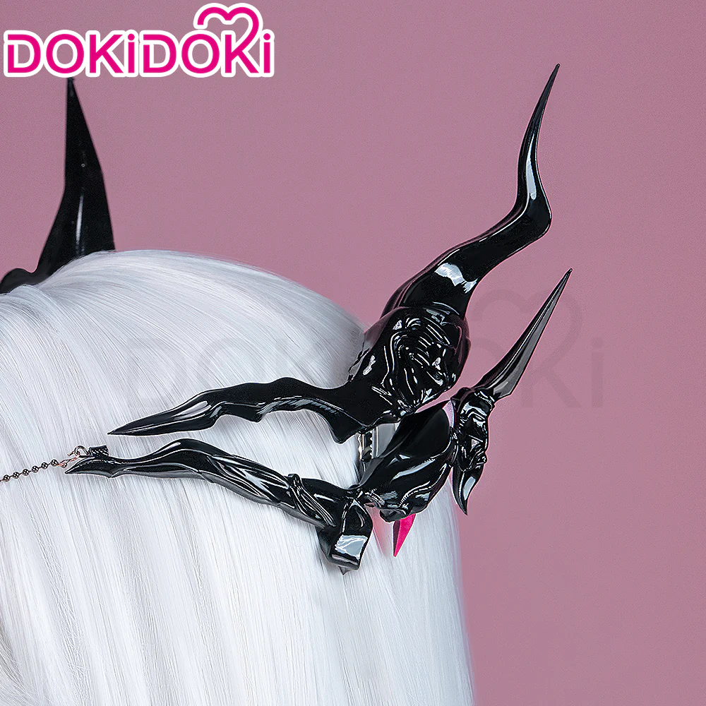 【In Stock】DokiDoki Game Love And Deepspace Cosplay Protagonist Main Character / Sylus Prop Horns Abyssal Shadow Headwear Abysm Sovereign Companion Headwear - Image 12