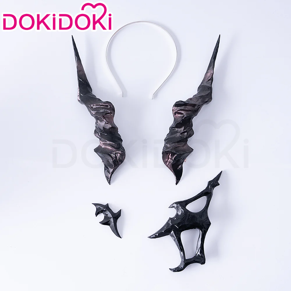 【In Stock】DokiDoki Game Love And Deepspace Cosplay Protagonist Main Character / Sylus Prop Horns Abyssal Shadow Headwear Abysm Sovereign Companion Headwear - Image 6