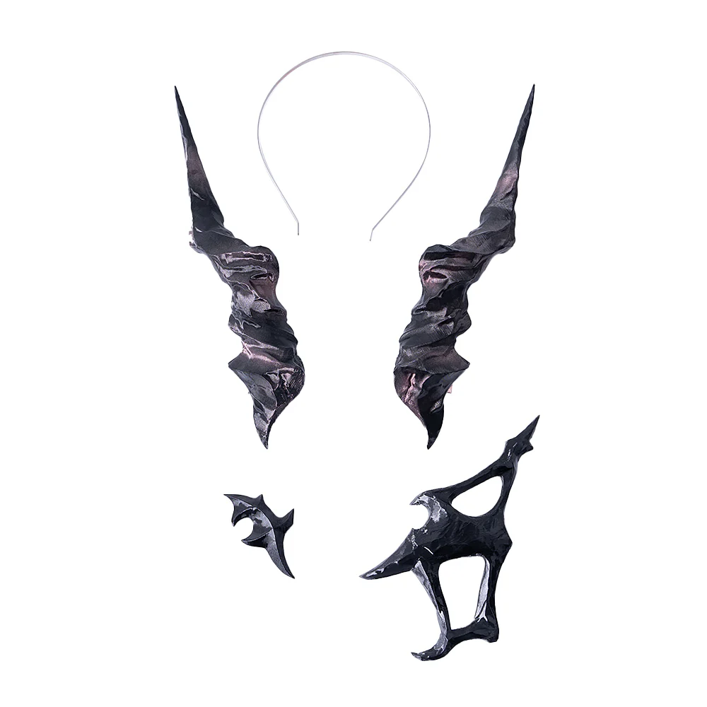 【In Stock】DokiDoki Game Love And Deepspace Cosplay Protagonist Main Character / Sylus Prop Horns Abyssal Shadow Headwear Abysm Sovereign Companion Headwear - Image 7