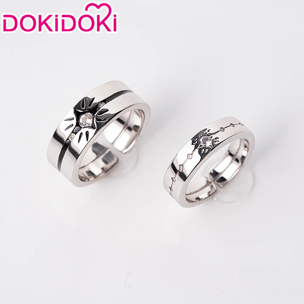 【In Stock】DokiDoki Game Love And Deepspace Cosplay Xavier /  Sylus / Zayne / Rafayel Ring Level 100  Couple's Rings - Image 2