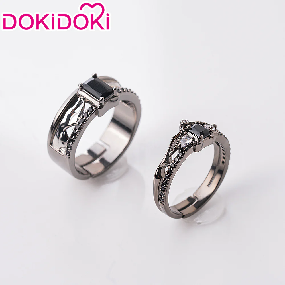 【In Stock】DokiDoki Game Love And Deepspace Cosplay Xavier /  Sylus / Zayne / Rafayel Ring Level 100  Couple's Rings - Image 3