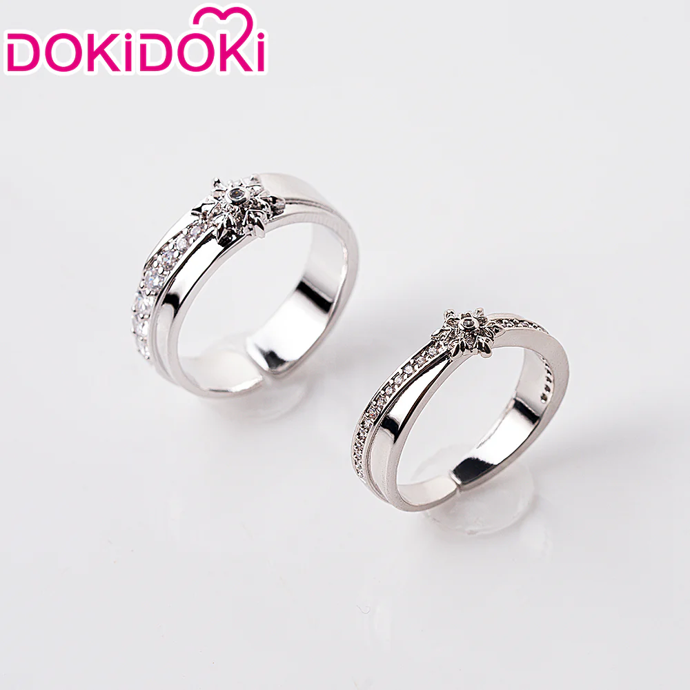 【In Stock】DokiDoki Game Love And Deepspace Cosplay Xavier /  Sylus / Zayne / Rafayel Ring Level 100  Couple's Rings - Image 4
