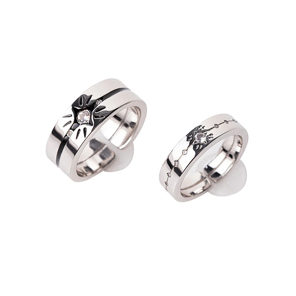 【In Stock】DokiDoki Game Love And Deepspace Cosplay Xavier /  Sylus / Zayne / Rafayel Ring Level 100  Couple's Rings - Image 5