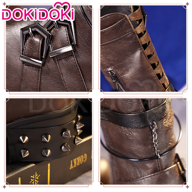 DokiDoki Game Love and Deepspace Main Character Cosplay Protagonist Shoes Nightwalker - Image 4