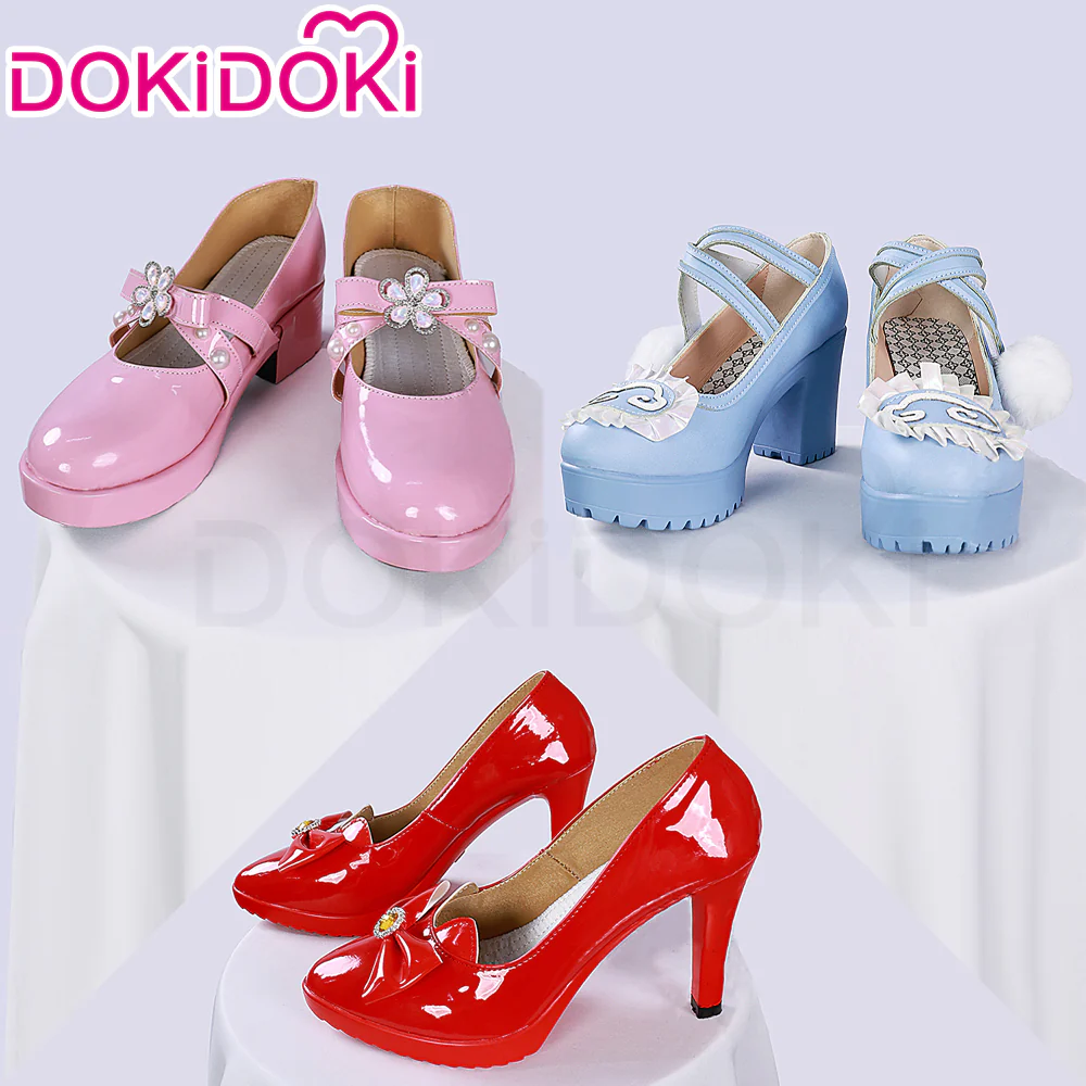 【In Stock】DokiDoki Game NARAKA: BLADEPOINT Cosplay Tsuchimikado Kurumi / Cyra / Yin Ziping Shoes Game Collaboration