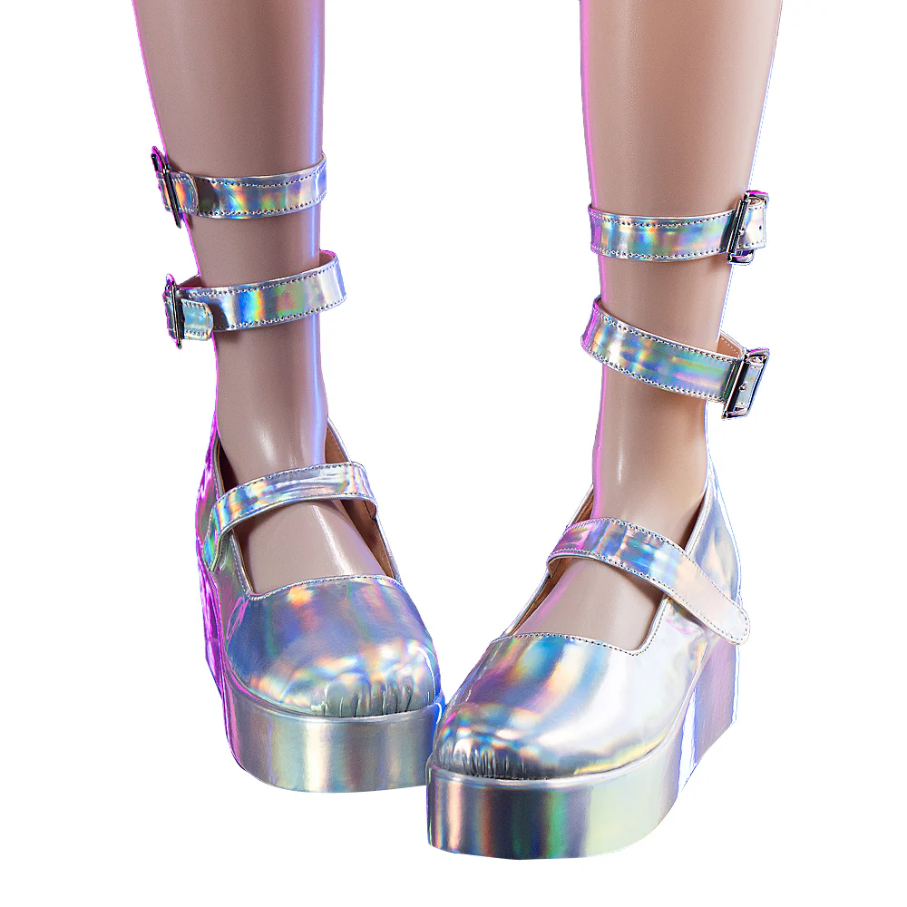 DokiDoki Game NEEDY GIRL OVERDOSE Cosplay KAngel Shoes - Image 5