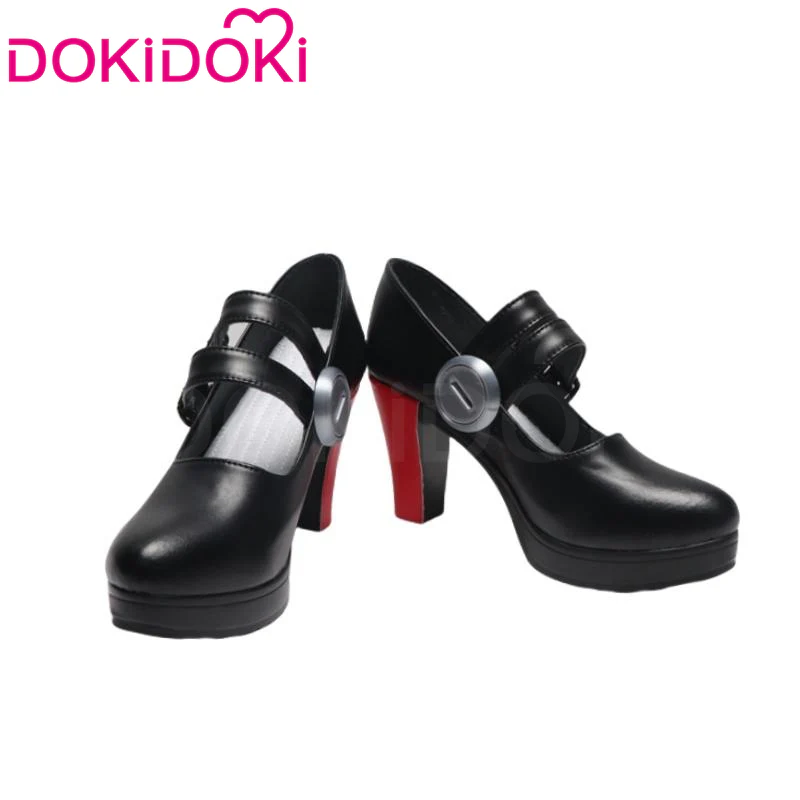 Dokidoki Game Zenless Zone Zero Cosplay Ellen Joe Shoes Housekeeping Co. Shark Girl Maid - Image 4